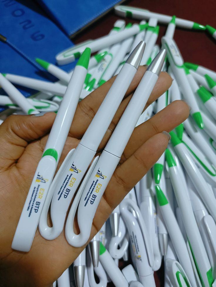 E2R BTP branded pens