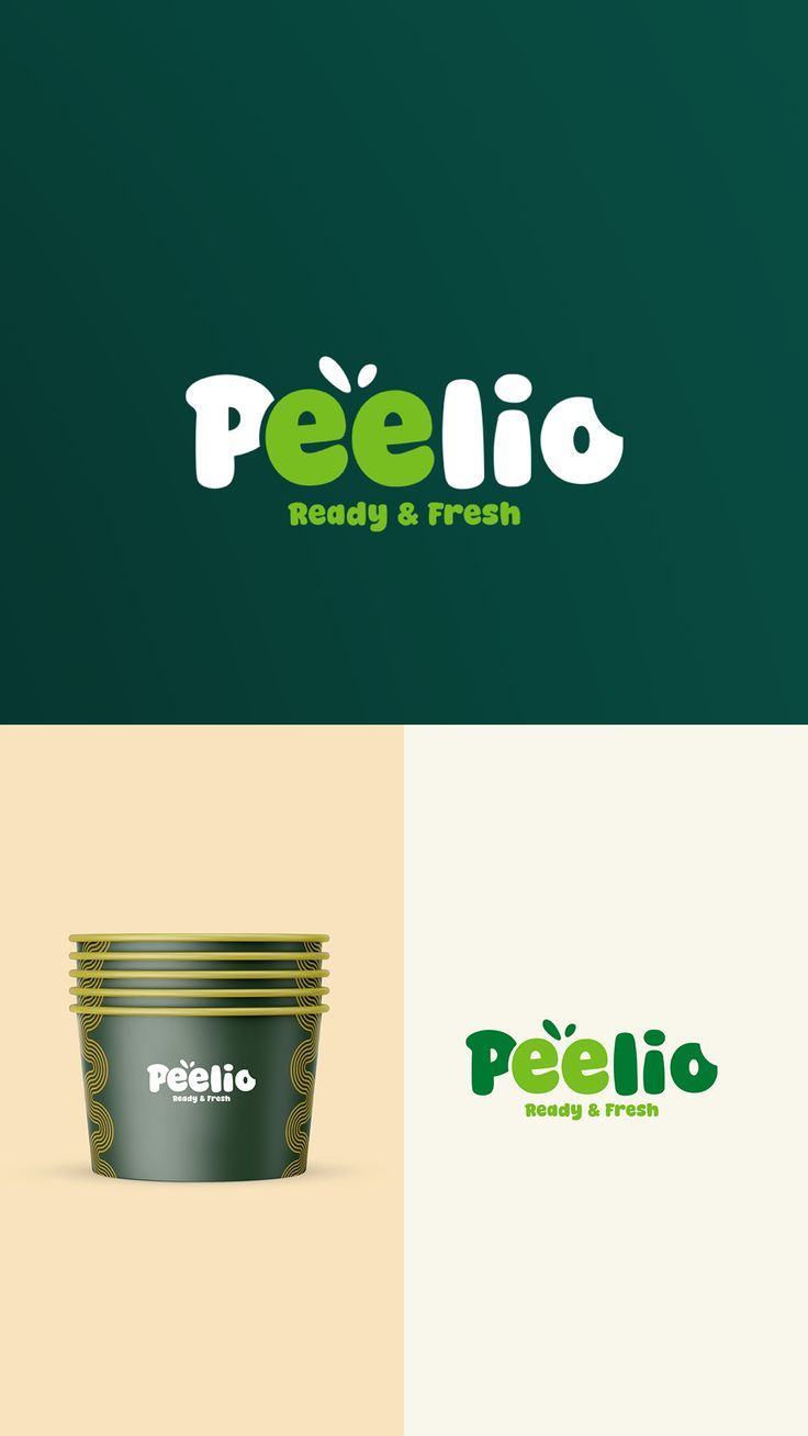 Peelio brand identity and packaging